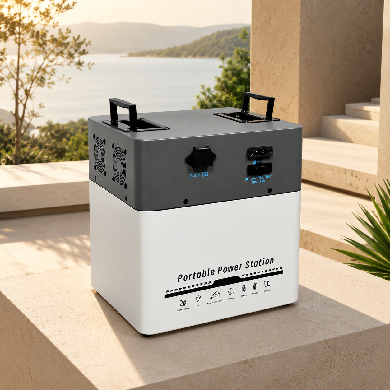 1000W/2000wh LifePo4 power station with UPS functionality